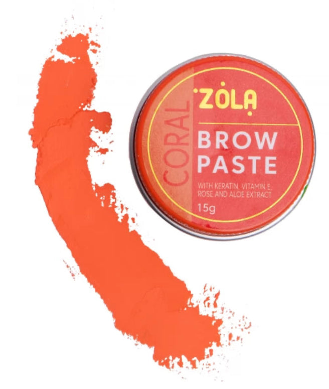 Контурная паста для бровей ZOLA / Brow Paste / Coral, 15 г