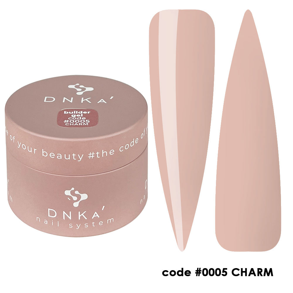 Моделирующий гель DNKa Builder Gel, #0005 Charm brown, 30 мл