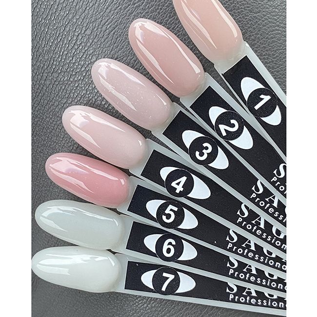 Строительный гель Saga Professional Builder Gel Veil 8 Nude Beige бежевый, 30 мл
