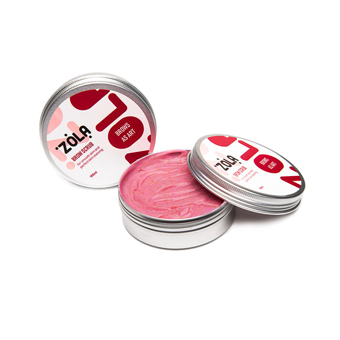 Скраб для бровей ZOLA очищает и увлажняет Brow Scrub 50 мл (скраб для бровей)