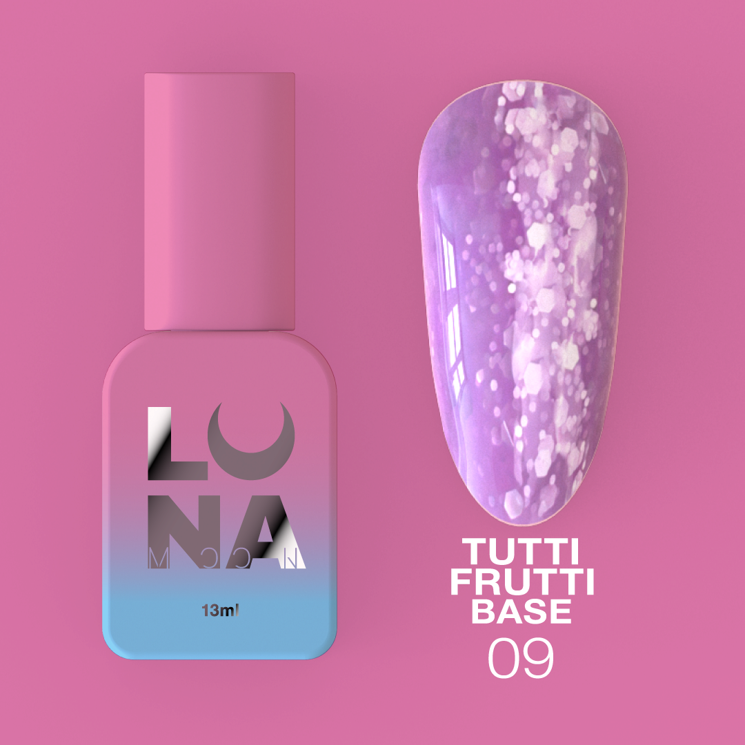 Камуфляжная база LunaMoon Tutti Frutti Base №9, 13 мл