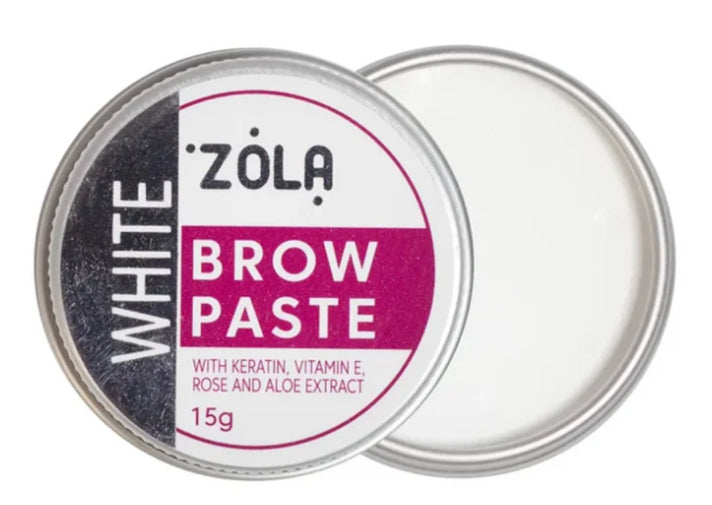 Контурная паста для бровей ZOLA / Brow Paste / белая, 15 г