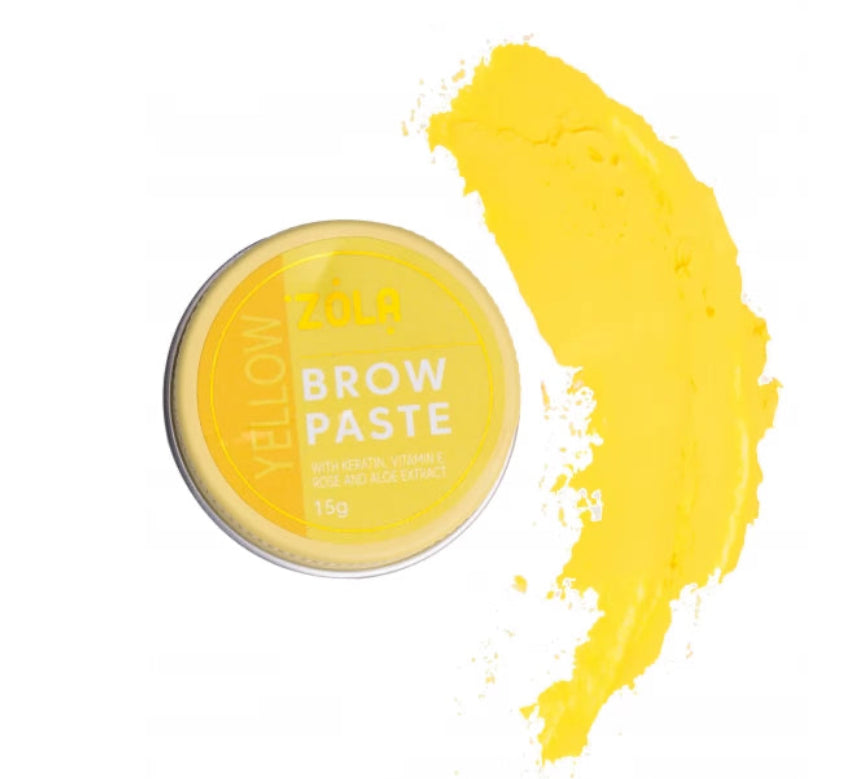 Контурная паста для бровей ZOLA / Brow Paste / Желтая, 15 г