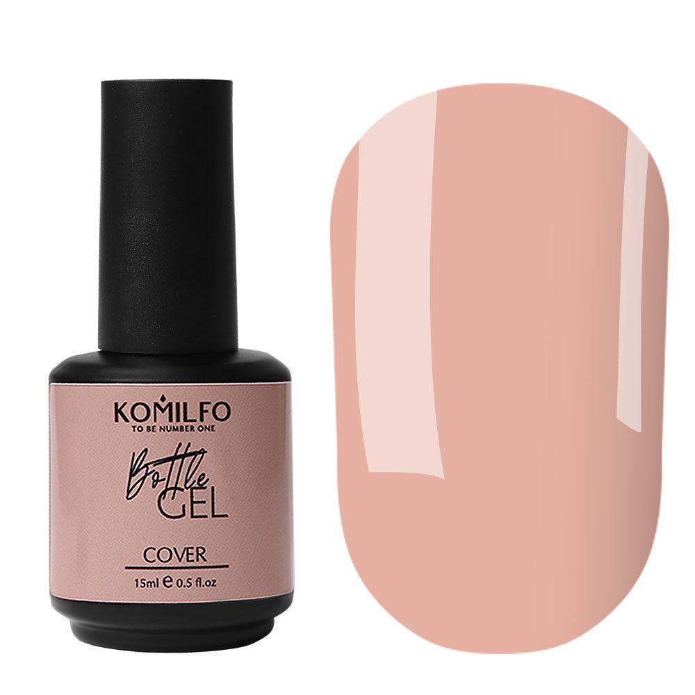 Крышка для флакона KOMILFO GEL с кисточкой, 15 мл