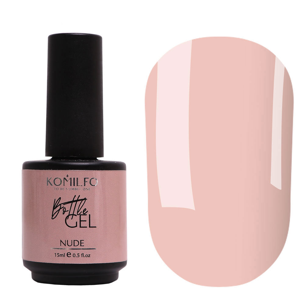 Флакон KOMILFO GEL NUDE, 15 мл, с кисточкой
