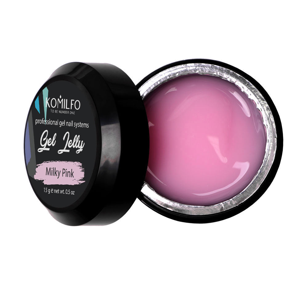 KOMILFO GEL JELLY MILKY PINK, 15 г