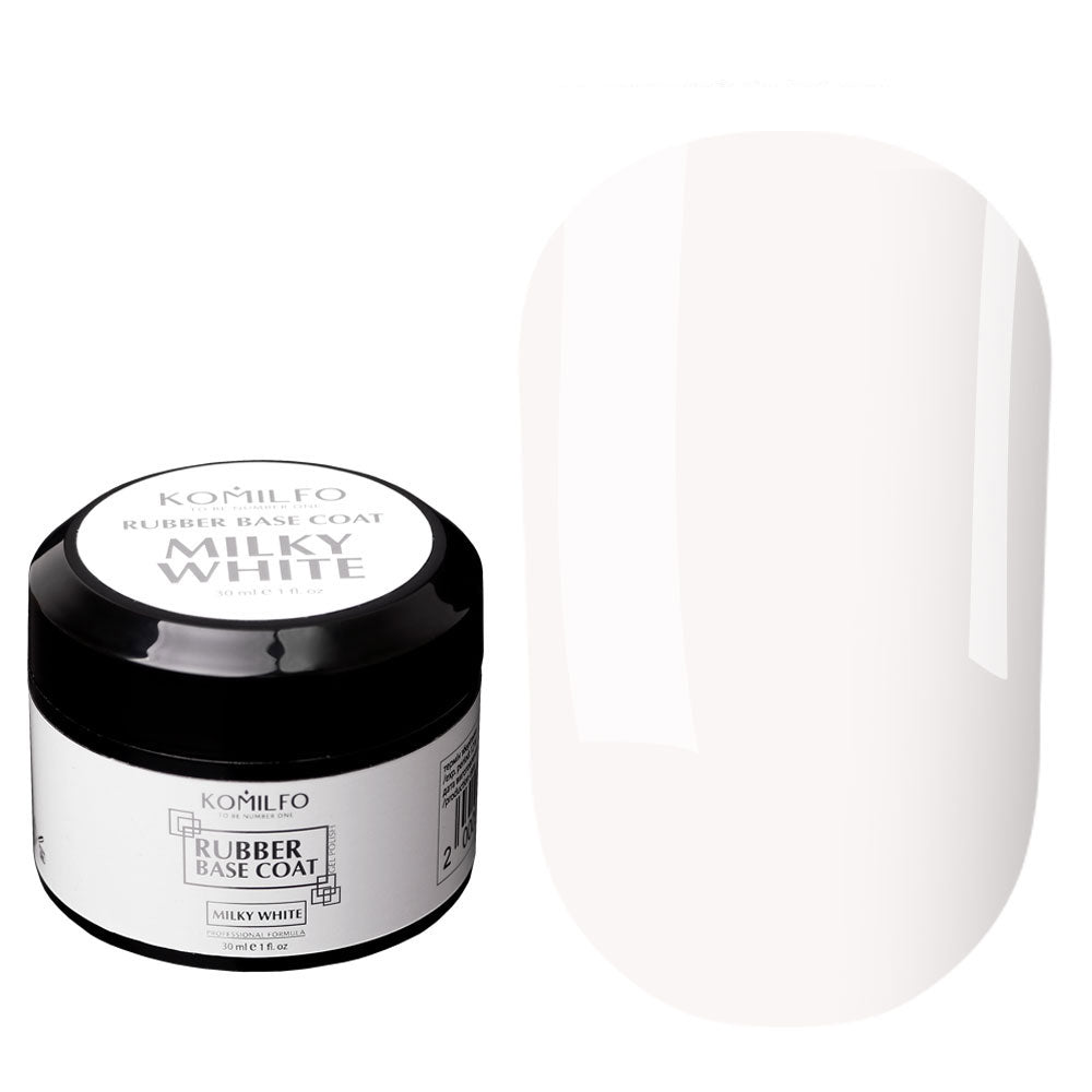 KOMILFO MILKY WHITE BASE, ROUND, 30 мл