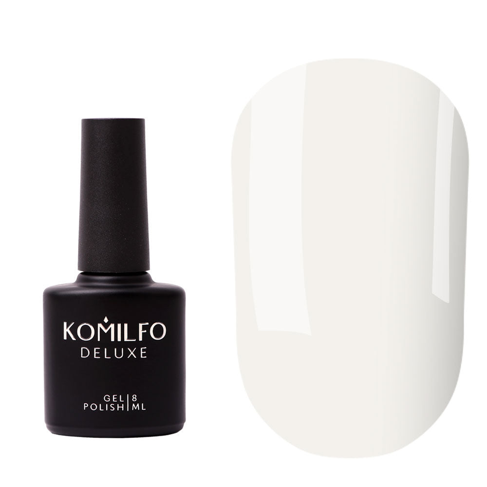 KOMILFO NO WIPE MILKY WHITE TOP – ТОП БЕЗ ЛИПКОГО СЛОЯ, МОЛОЧНО-БЕЛЫЙ, 8 МЛ
