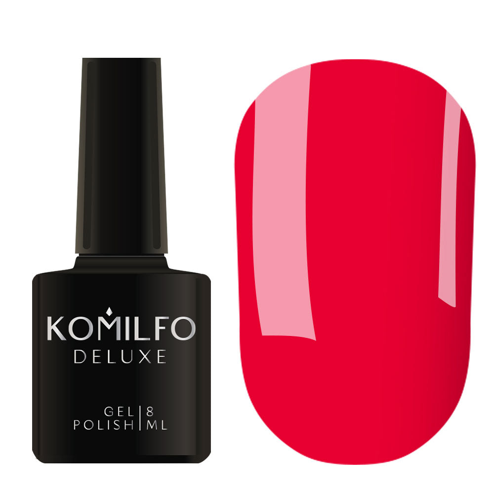 ГЕЛЬ-ЛАК KOMILFO DELUXE SERIES №N001 (НАСЫЩЕННЫЙ ЯРКО-РОЗОВЫЙ, НЕОНОВЫЙ), 8 МЛ