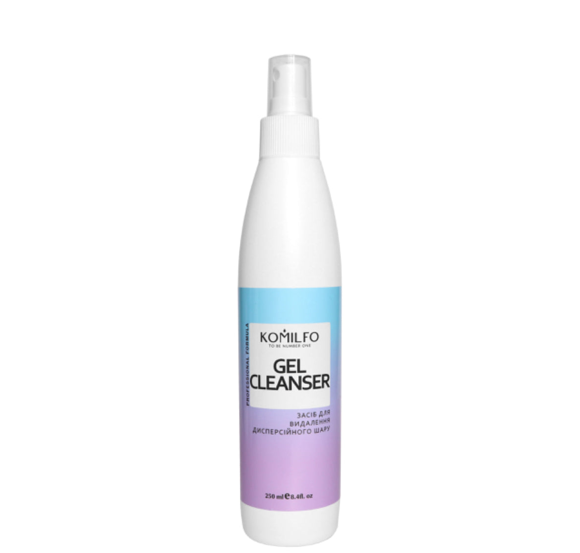 KOMILFO GEL CLEANSER — ДЛЯ УДАЛЕНИЯ ЛИПКОГО СЛОЯ, 250 МЛ