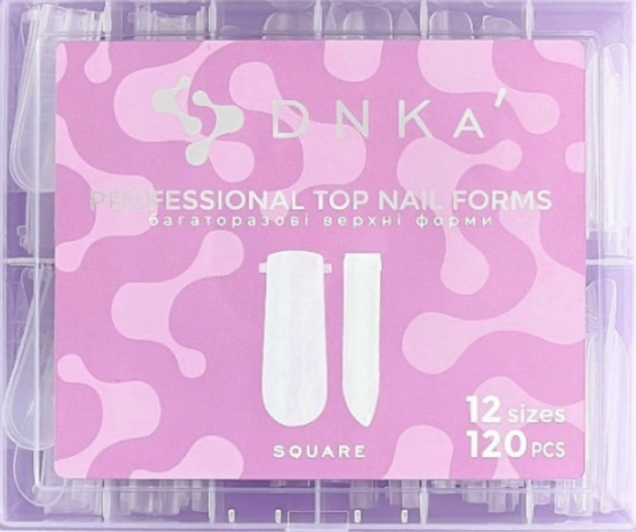 DNKa Топ-формы для наращивания Professional Top-формы для ногтей Ballerine, 120 шт