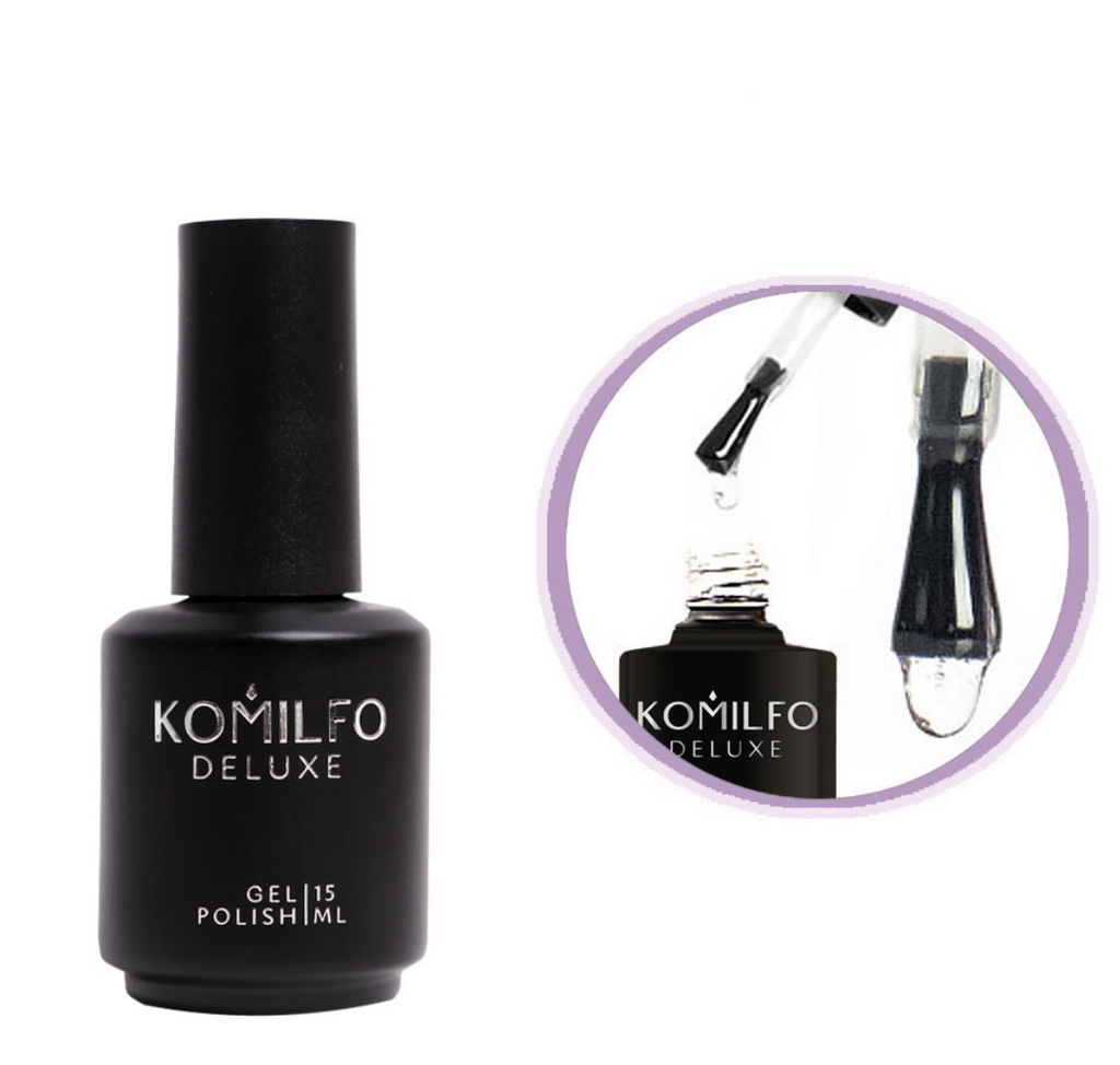 KOMILFO RUBBER BASE COAT — КАУЧУКОВАЯ БАЗА ДЛЯ ГЕЛЬ-ЛАКА, 15 МЛ