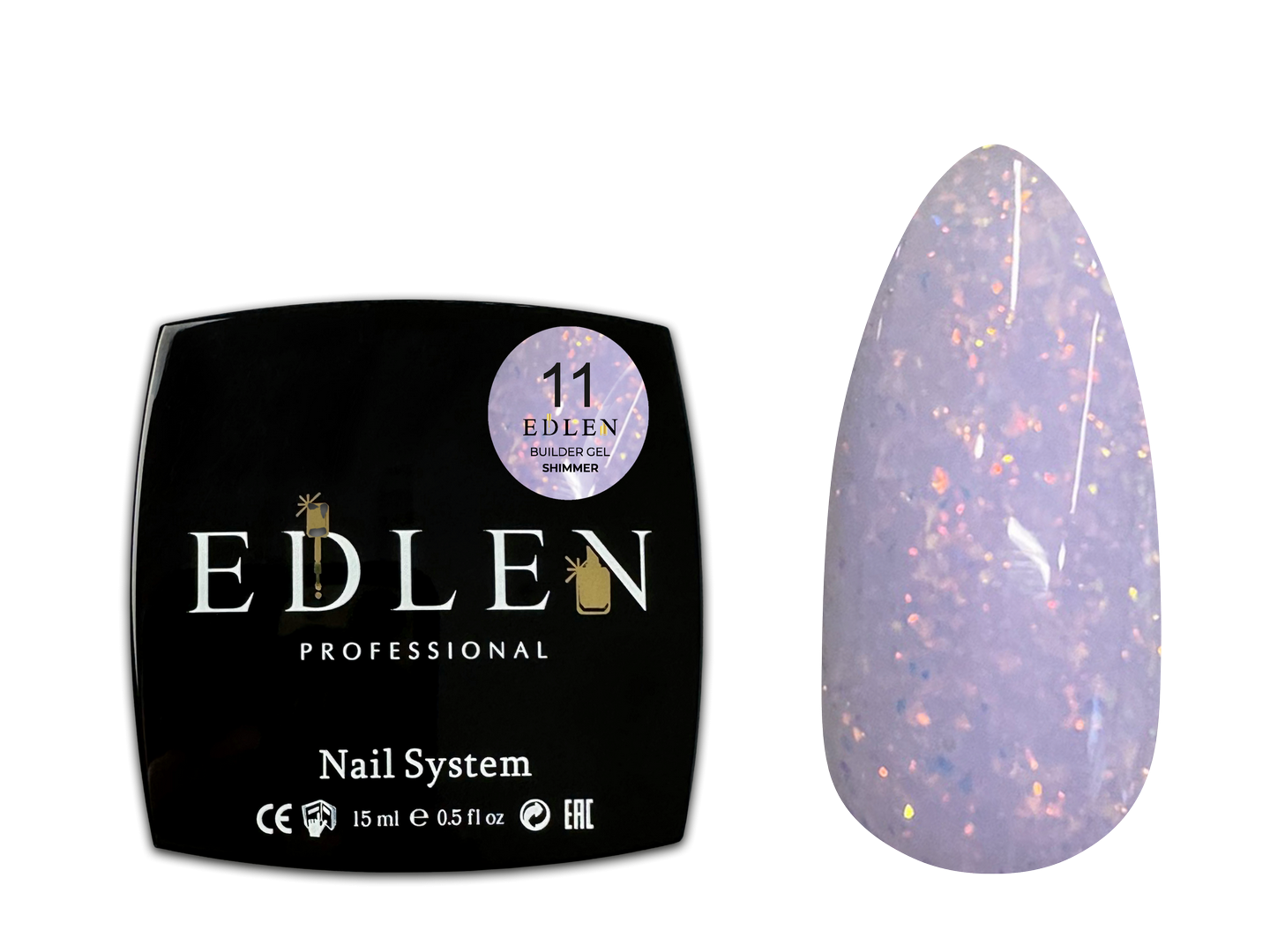Строительный гель Shimmer Edlen 15 мл. №11