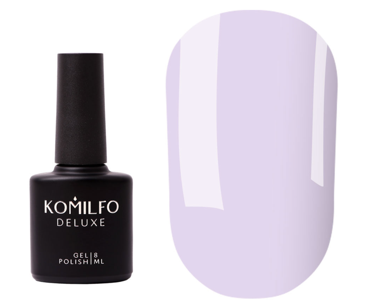 KOMILFO COLOR BASE FRENCH LILAC (НЕЖНО-СИРЕВЫЙ, ПОЛУПРОЗРАЧНЫЙ), 8 МЛ