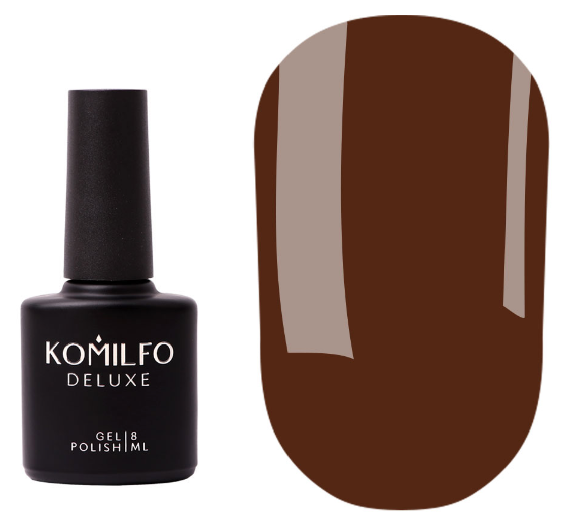 KOMILFO COLOR BASE HOT CHOCOLATE, 8 МЛ (база для ногтей)
