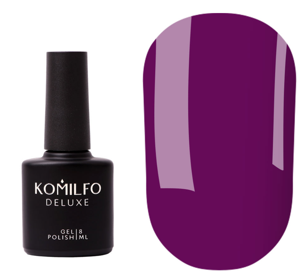 KOMILFO COLOR BASE JUICY BLUEBERRY (ВИННО-ФИОЛЕТОВЫЙ), 8 МЛ (база для ногтей)
