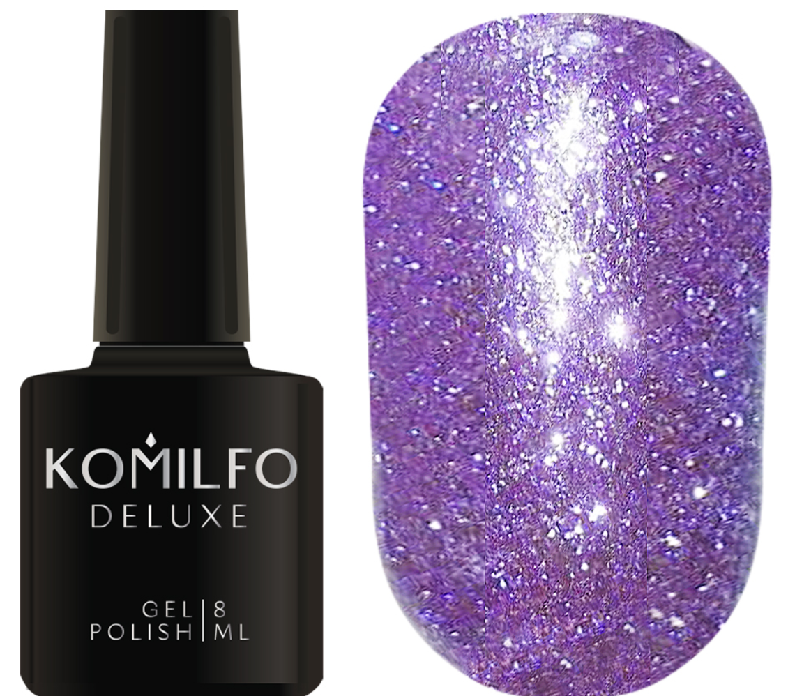 KOMILFO LIQUID GLAM GEL LGG008 (PURPLE), 8 ML (гель-лак)