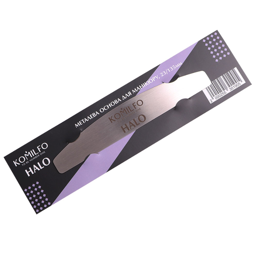 Сменные пилки для маникюра HALO Komilfo, зернистость 100, 23/135 мм, 50 шт.
