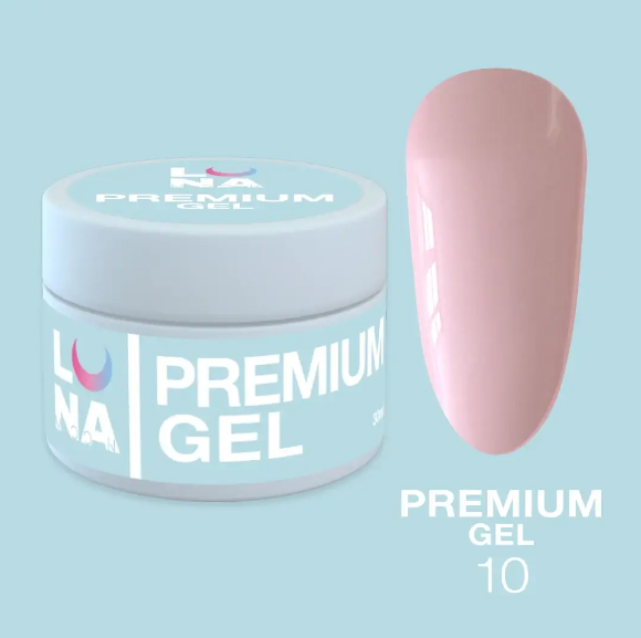 Классический гель LunaMoon Gel Premium № 10, 30 мл