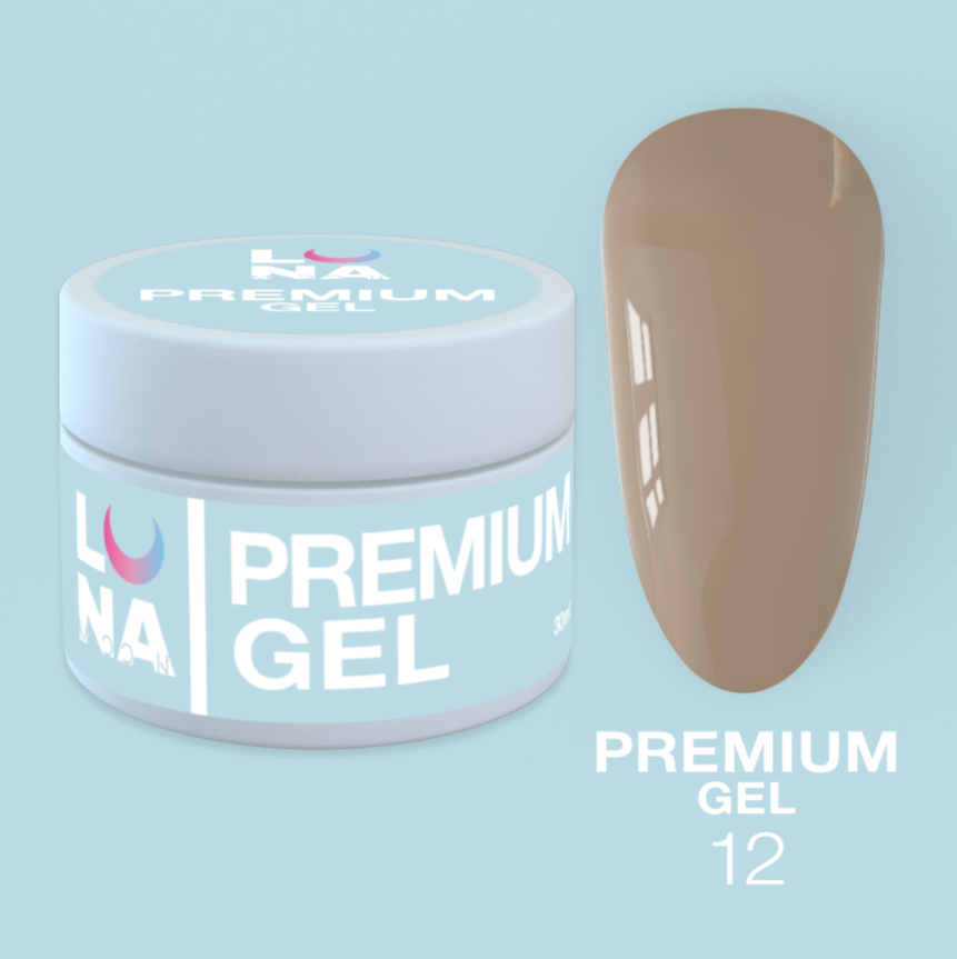Классический гель LunaMoon Gel Premium № 12, 30 мл