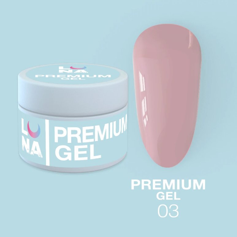 Классический гель LunaMoon Gel Premium № 3, 30 мл