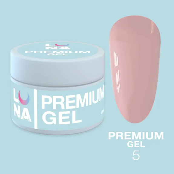 Классический гель LunaMoon Gel Premium № 5, 30 мл