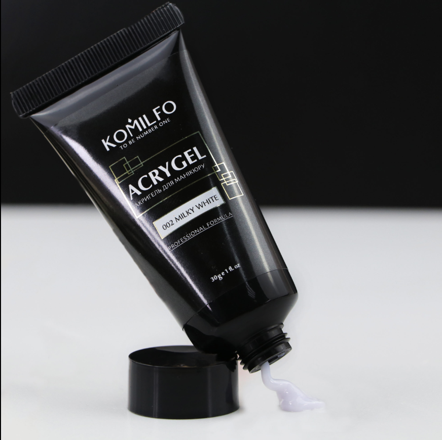 Komilfo AcryGel No. 002 Milky White, 30g/ Komilfo AcryGel No. 002 Mol.-white, 30g