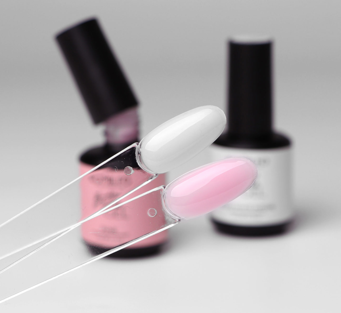 Флакон-гель Komilfo Pink, 15 мл, с кисточкой