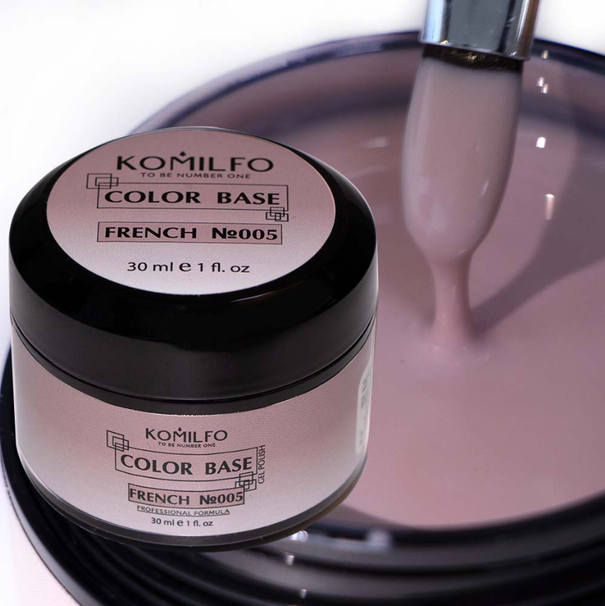 Komilfo Color Base French 005, 30 мл (гелевая баночка)