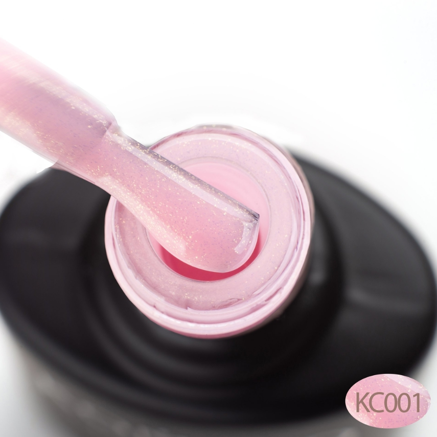 Komilfo KC Glitter Rubber French Base KC001, 15 мл (база для ногтей)