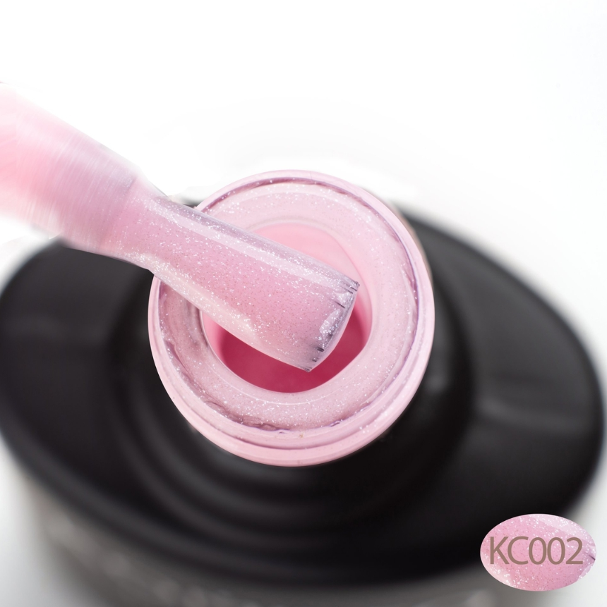 Komilfo KC Glitter Rubber French Base KC002, 15 мл (база для ногтей)