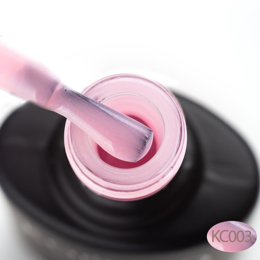 Komilfo KC Glitter Rubber French Base KC003, 15 мл