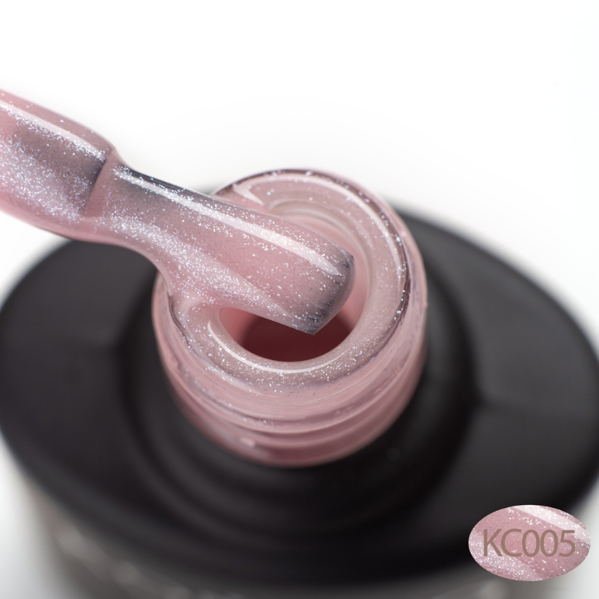 Komilfo KC Glitter Rubber French Base KC005, 15 мл