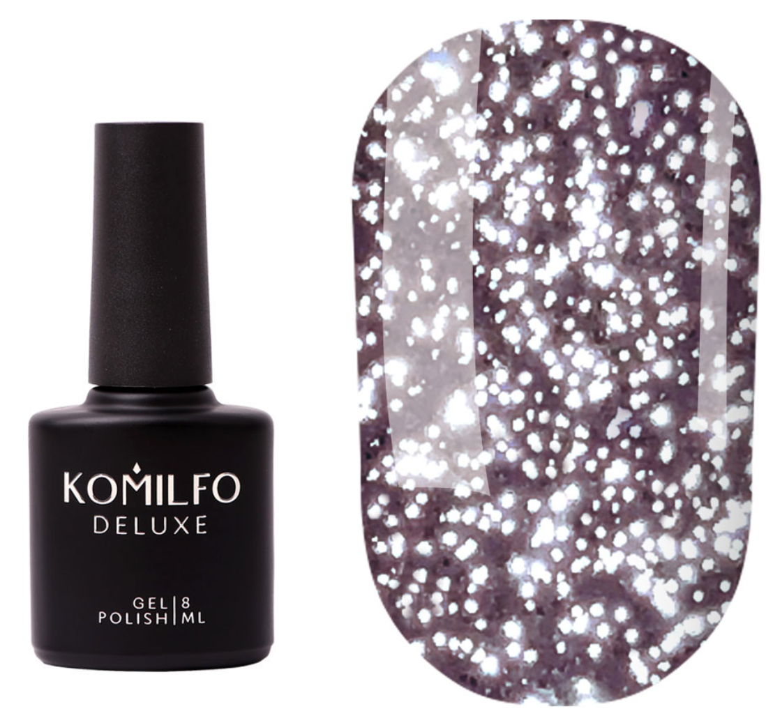 KOMILFO LUMINOUS NO WIPE TOP – СВЕТОСВЕЩАЮЩИЙ ТОП БЕЗ ЛИПКОГО СЛОЯ, 8 МЛ
