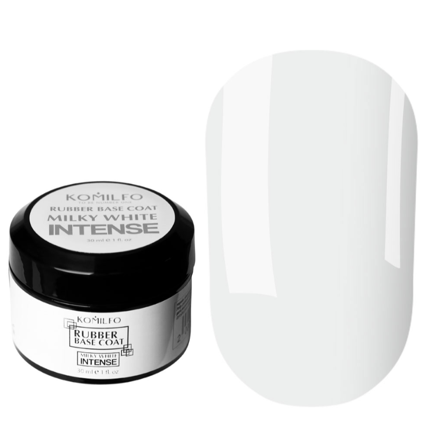 Komilfo Milky White Intense Base, 30 мл (гелевая баночка)