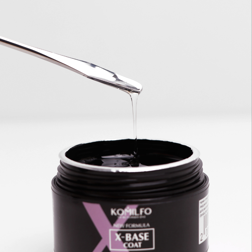 Komilfo X-Base Coat – Новая формула, 30 мл (гелевая баночка)