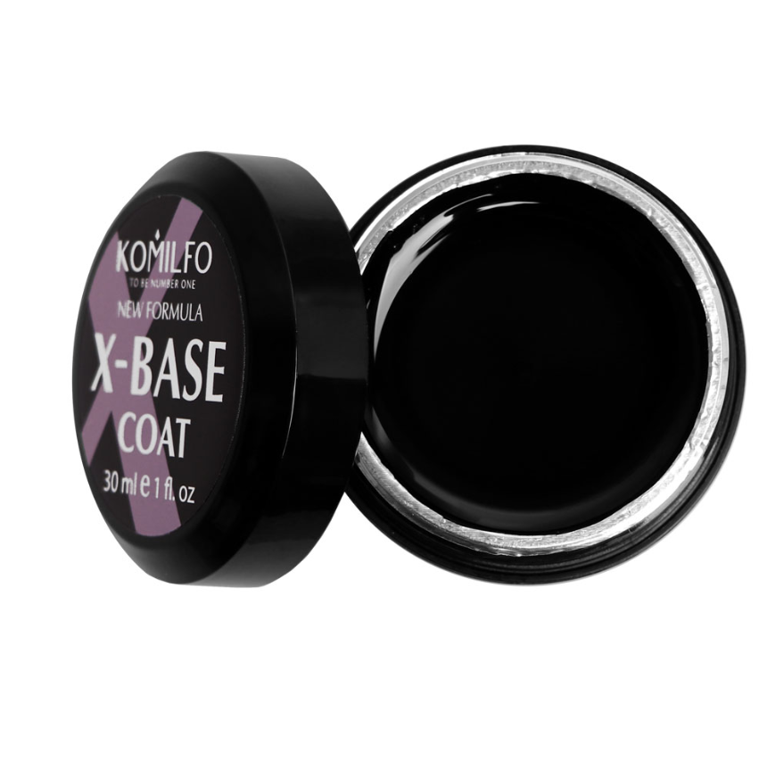 Komilfo X-Base Coat – Новая формула, 30 мл (гелевая баночка)