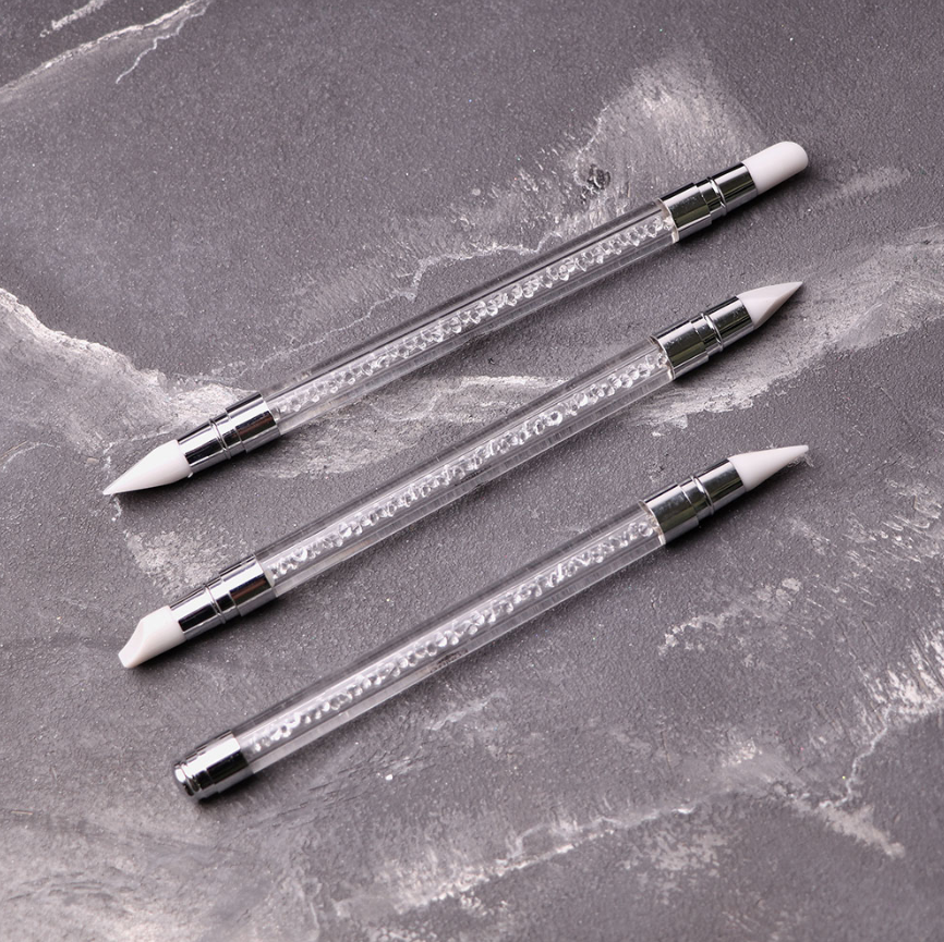 Набор силиконовых кистей Komilfo Silicone Brush Set, 3 шт.