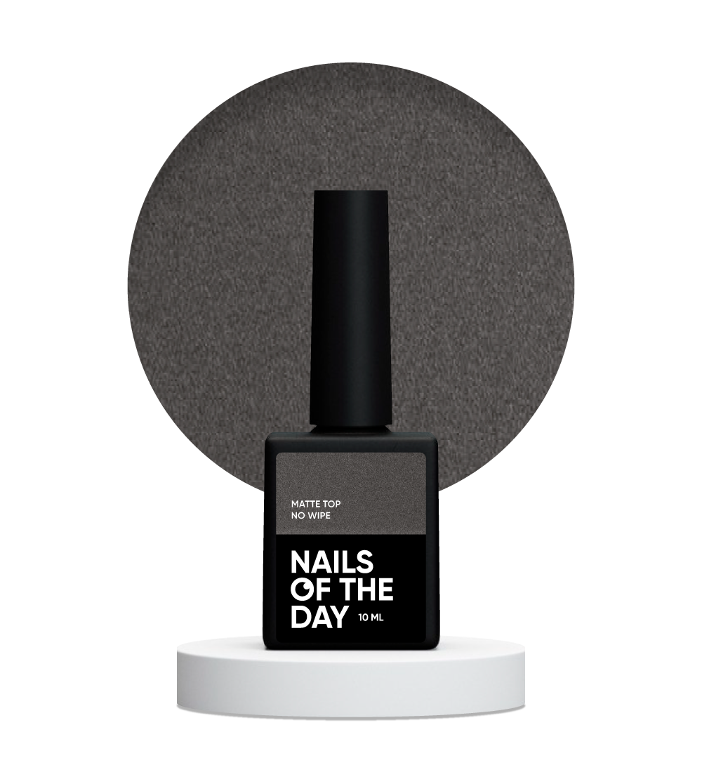 Матовый топ NAILSOFTHEDAY, не требующий стирания, 10 мл