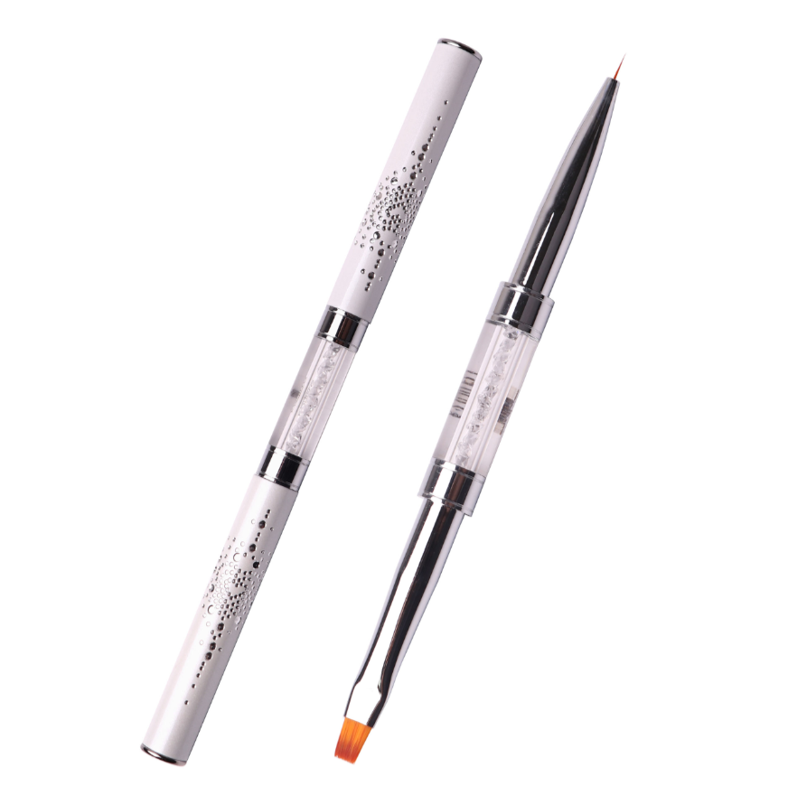 Кисть Komilfo Double Gel flat 4 (Nylon)/Liner 7 (Nylon)