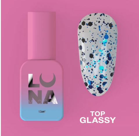 Топ для гель-лака Top Glassy 13 мл (топ для ногтей)