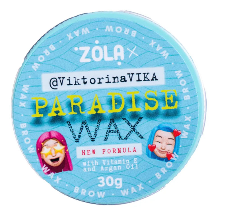 ВОСК ДЛЯ БРОВЕЙ ZOLA VIKRORINA VIKA PARADISE WAX 30 G (воск для бровей)