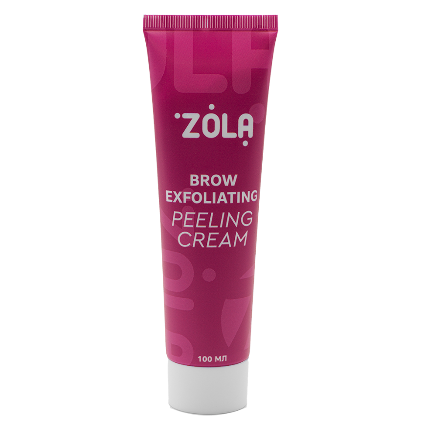 ZOLA Brow exfoliating peeling cream 100ml (пилинг-крем для бровей)