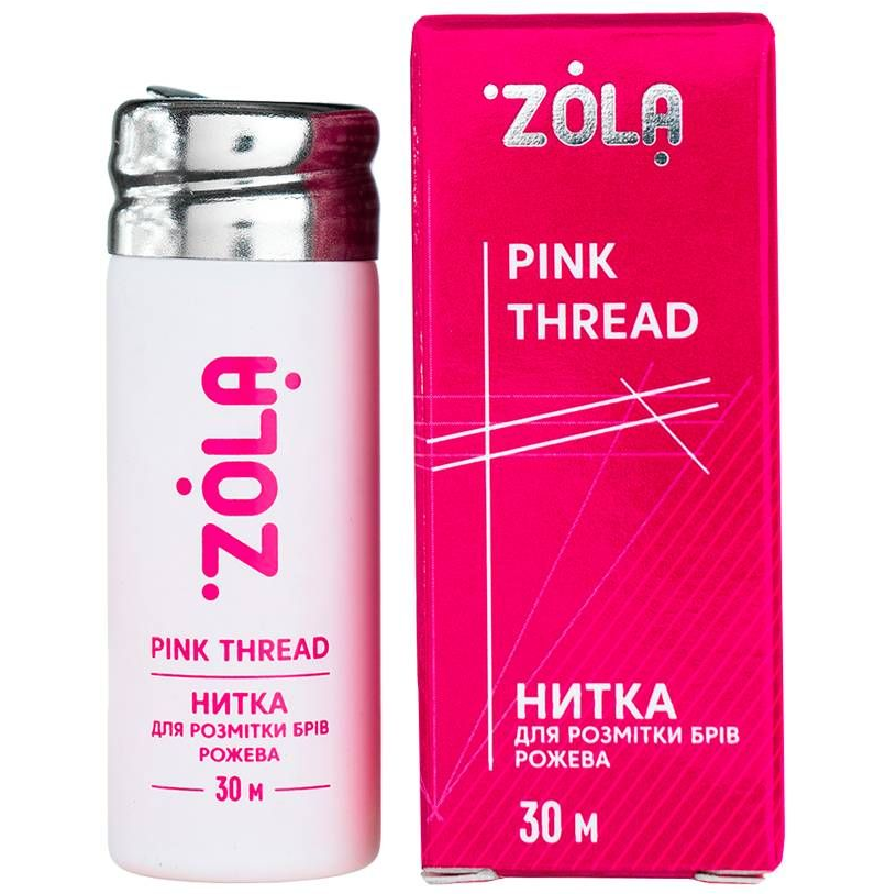 Нитка для маркировки ZOLA 30 м (3 цвета) (Розовая)